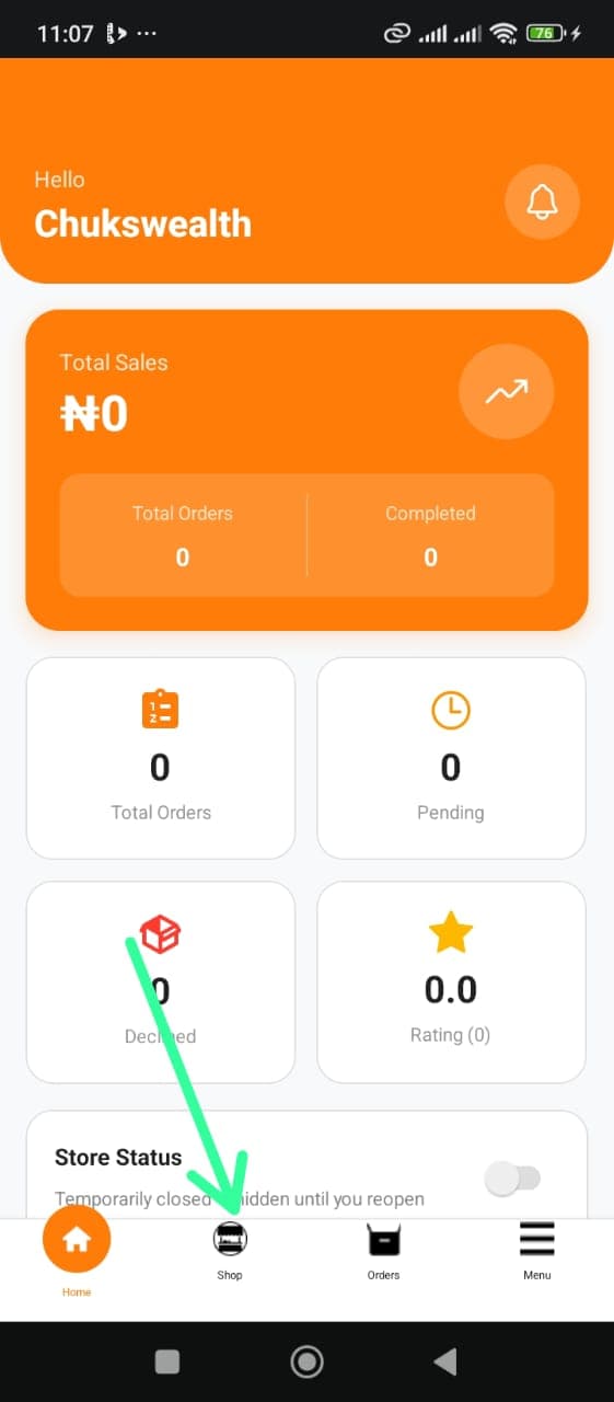 Step 5: Land on your dashboard