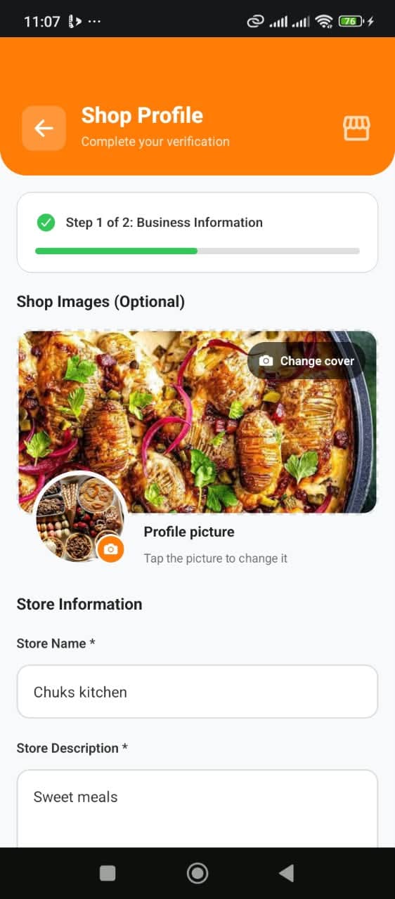Step 6: Set up your shop profile
